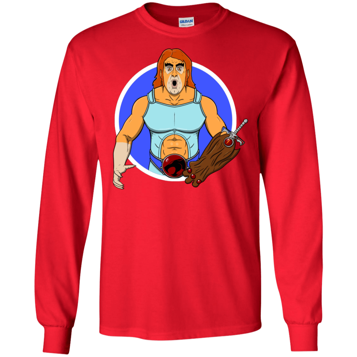 T-Shirts Red / S Natureboy Woooo Men's Long Sleeve T-Shirt