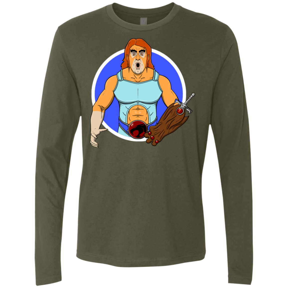 T-Shirts Military Green / S Natureboy Woooo Men's Premium Long Sleeve