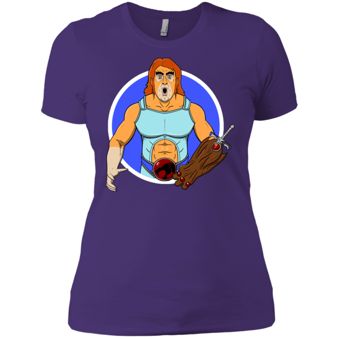 T-Shirts Purple Rush/ / X-Small Natureboy Woooo Women's Premium T-Shirt