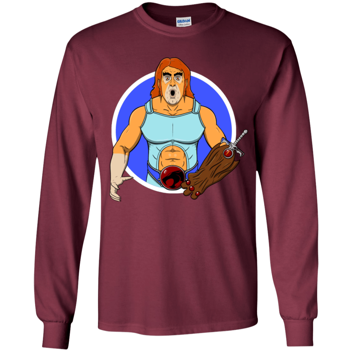 T-Shirts Maroon / YS Natureboy Woooo Youth Long Sleeve T-Shirt