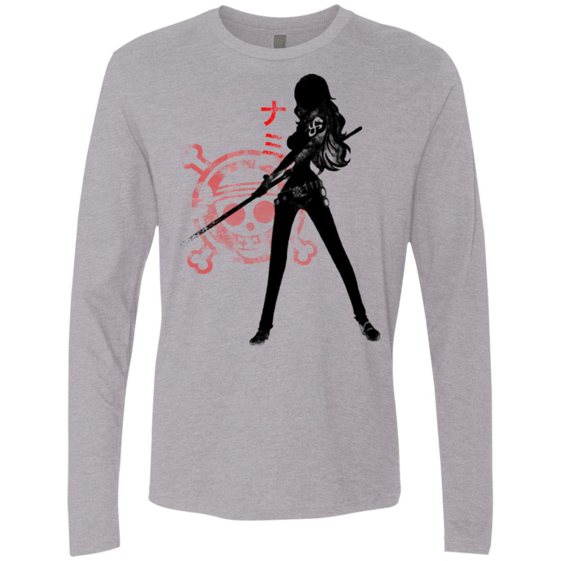 T-Shirts Heather Grey / Small Navigator Men's Premium Long Sleeve