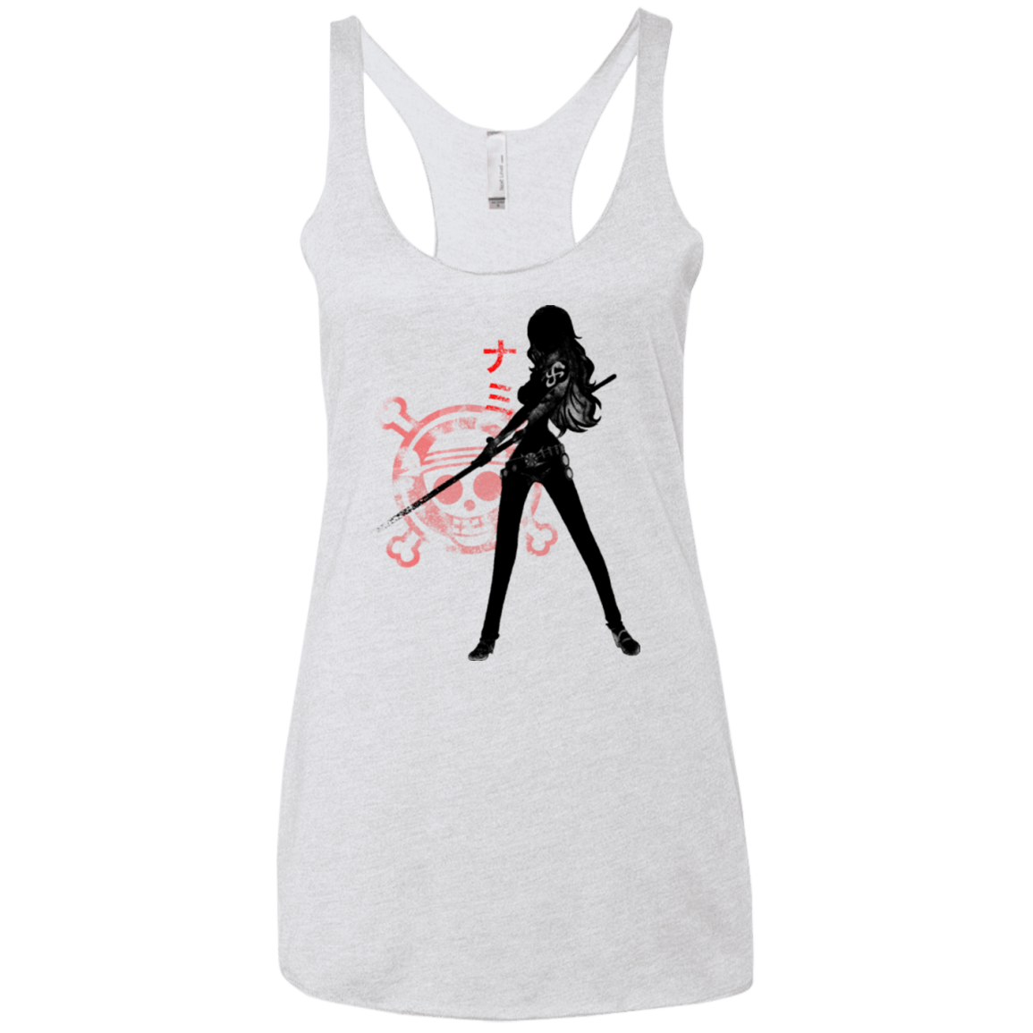 T-Shirts Heather White / X-Small Navigator Women's Triblend Racerback Tank