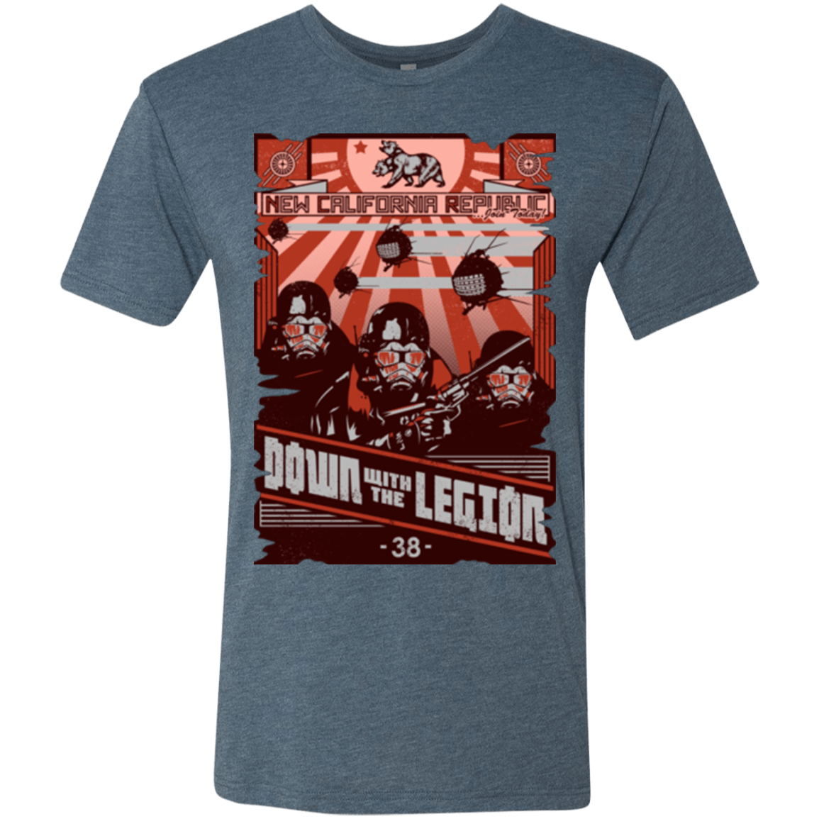 T-Shirts Indigo / Small NCR Needs You Men's Triblend T-Shirt