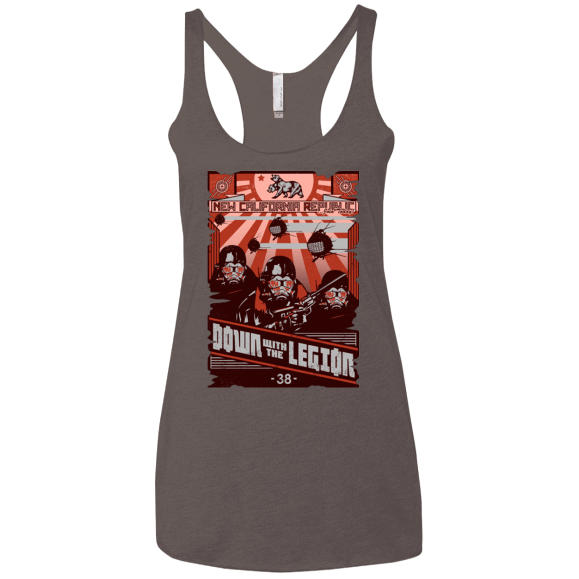 T-Shirts Macchiato / X-Small NCR Needs You Women's Triblend Racerback Tank