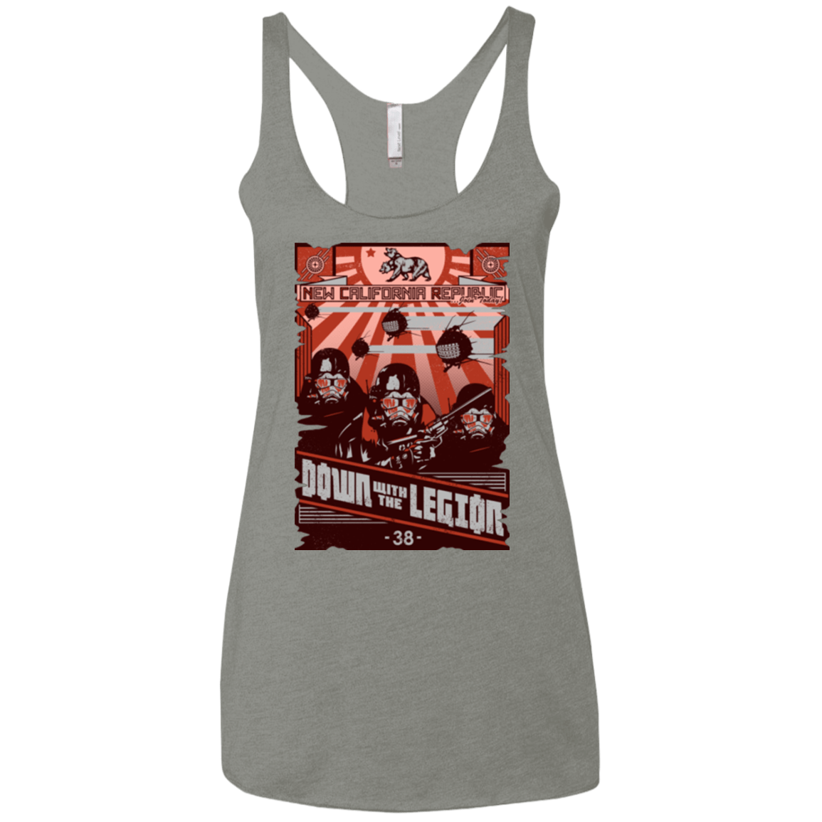 T-Shirts Venetian Grey / X-Small NCR Needs You Women's Triblend Racerback Tank