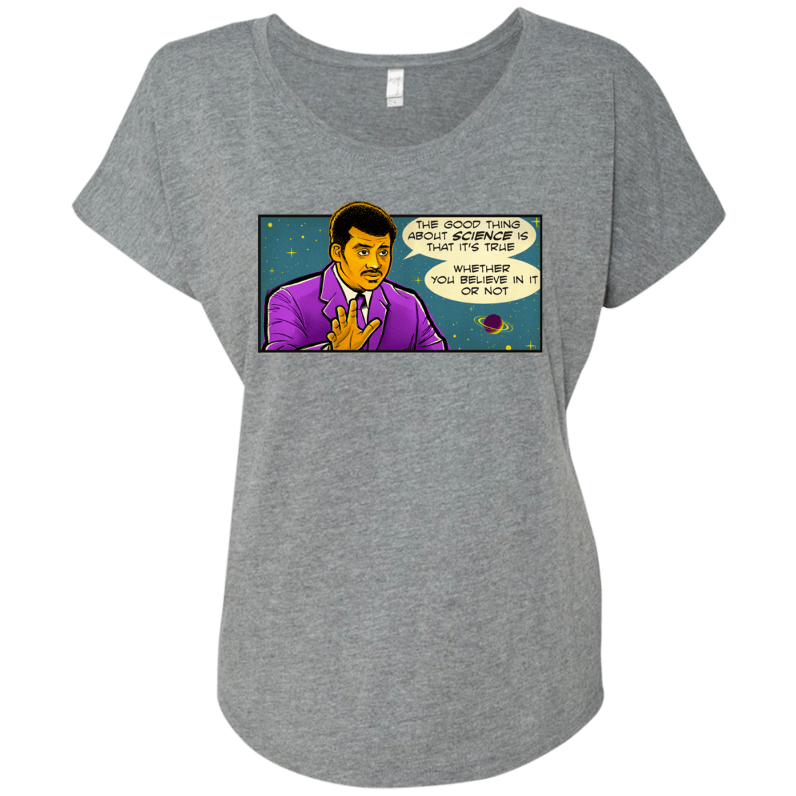 T-Shirts Premium Heather / X-Small NDGT good thing Triblend Dolman Sleeve