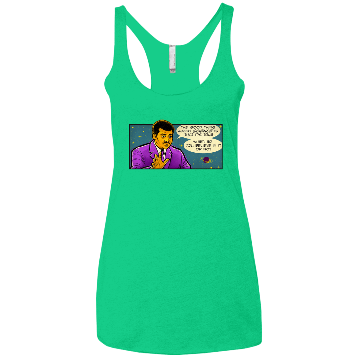 T-Shirts Envy / X-Small NDGT good thing Women's Triblend Racerback Tank