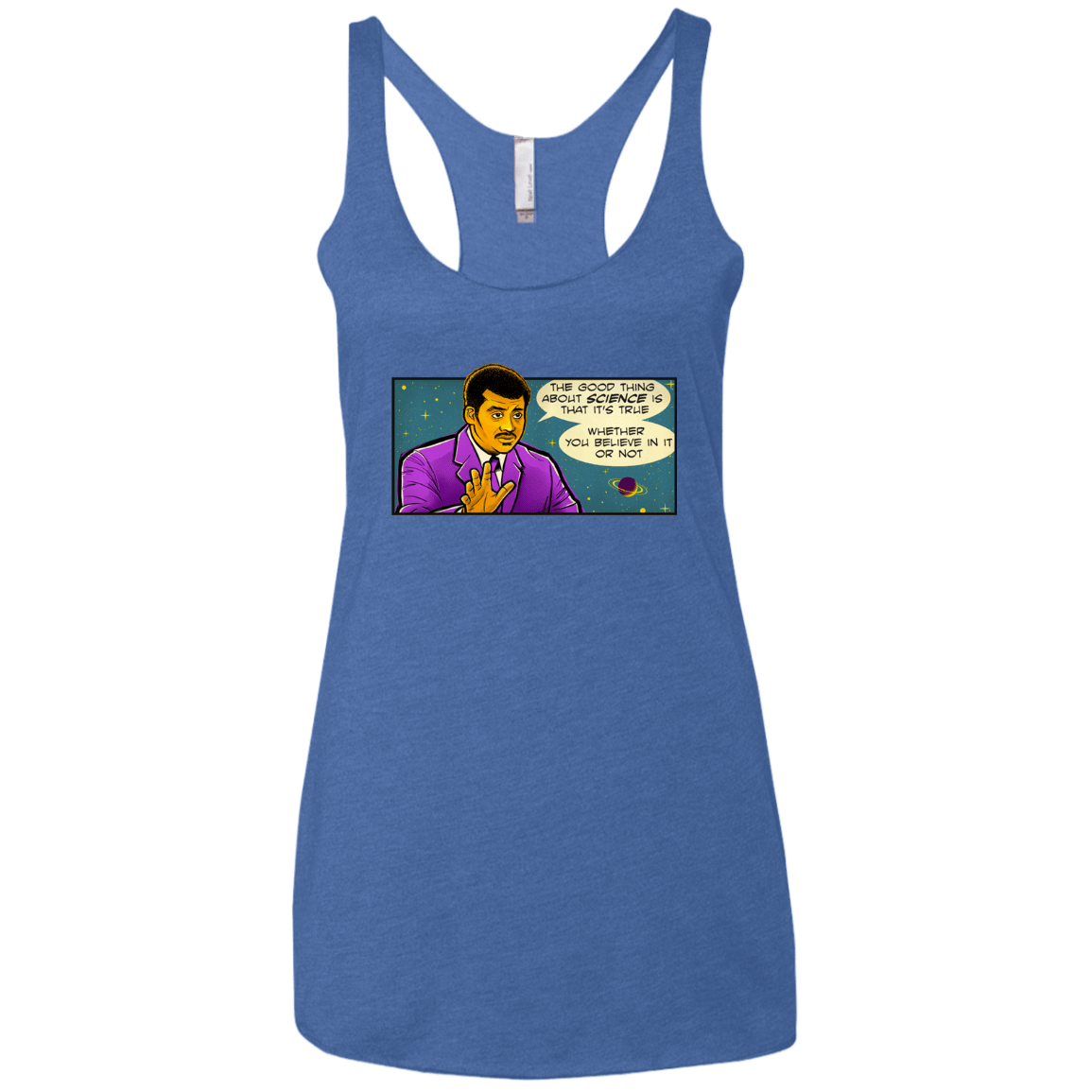 T-Shirts Vintage Royal / X-Small NDGT good thing Women's Triblend Racerback Tank