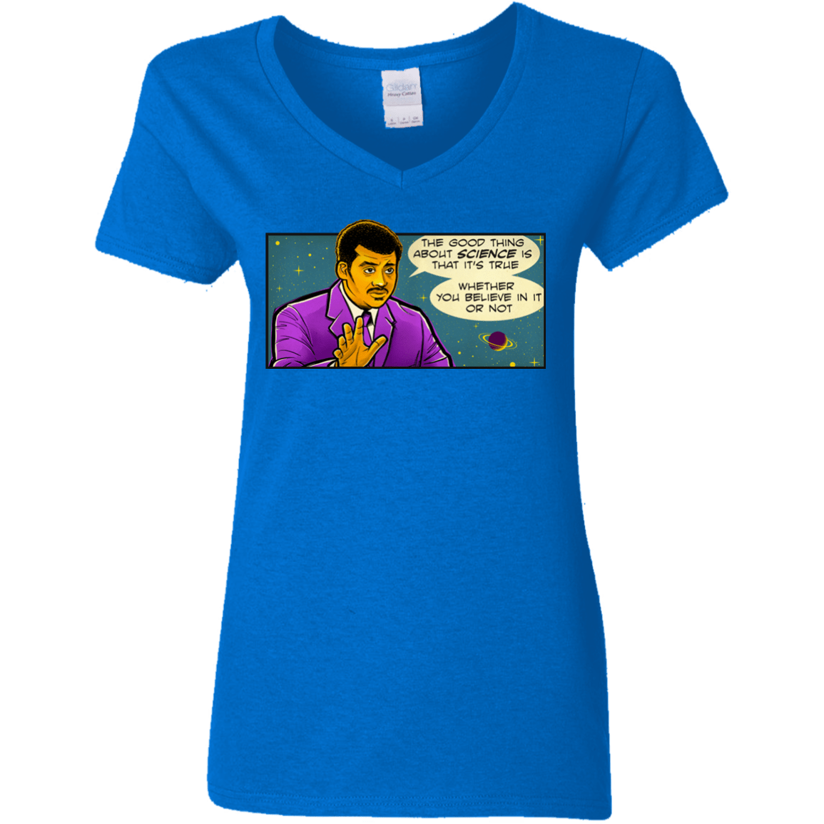 T-Shirts Royal / S NDGT good thing Women's V-Neck T-Shirt