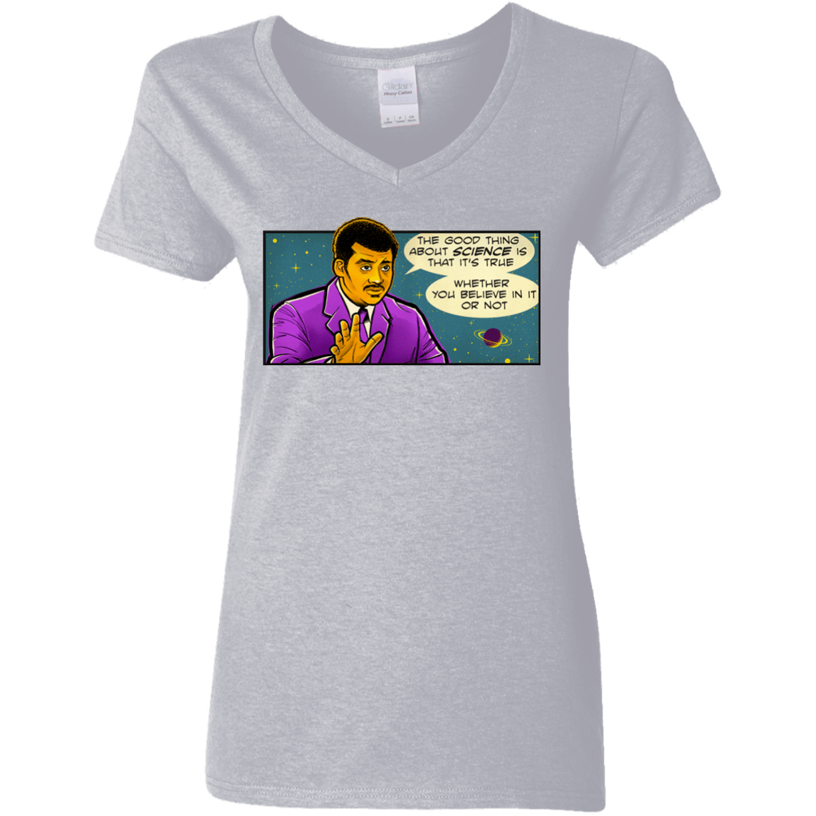 T-Shirts Sport Grey / S NDGT good thing Women's V-Neck T-Shirt