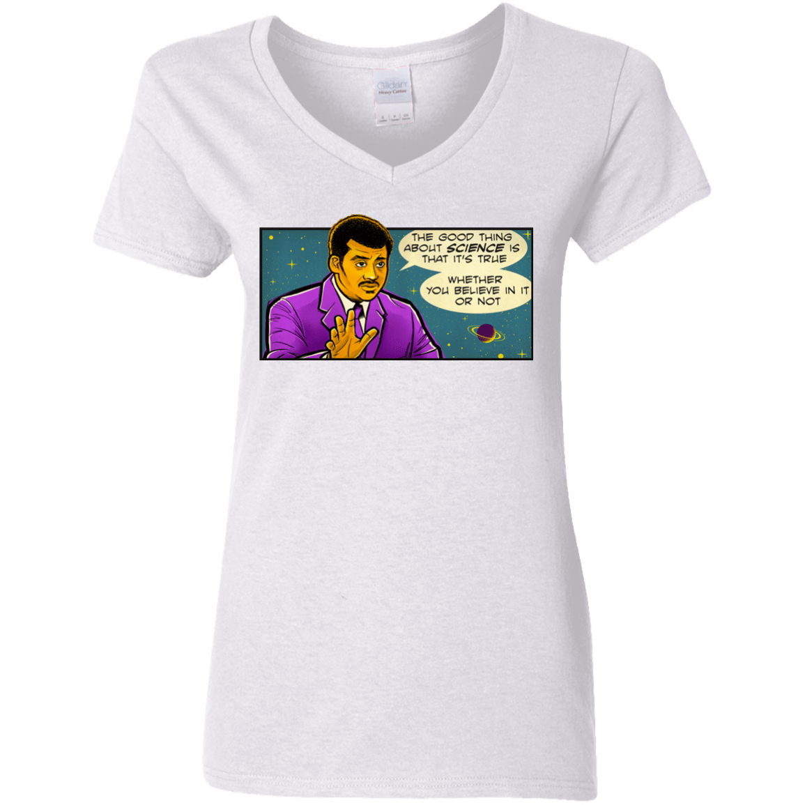 T-Shirts White / S NDGT good thing Women's V-Neck T-Shirt