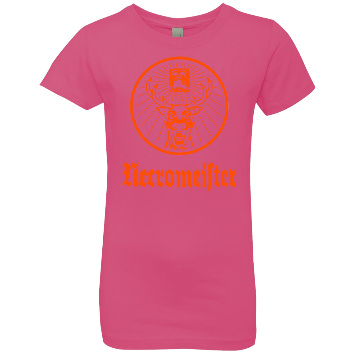 T-Shirts Hot Pink / YXS NECROMEISTER Girls Premium T-Shirt