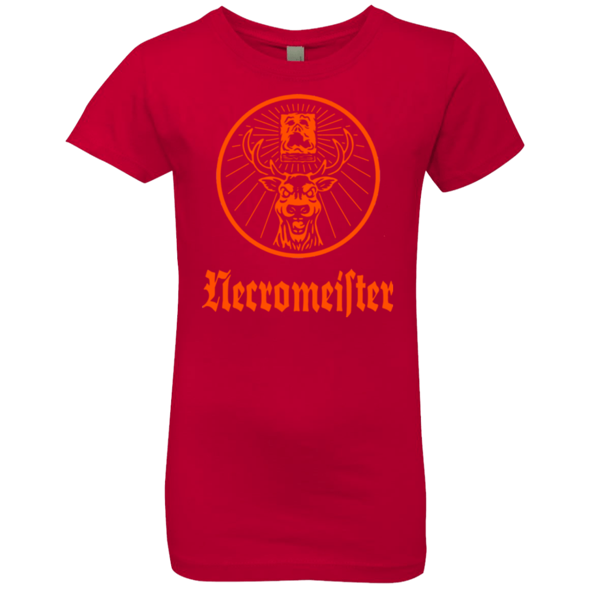 T-Shirts Red / YXS NECROMEISTER Girls Premium T-Shirt