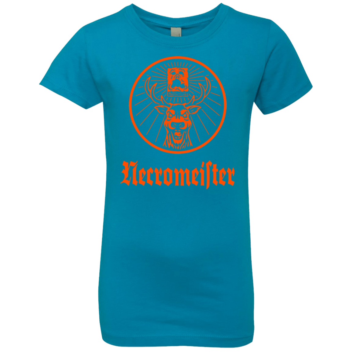 T-Shirts Turquoise / YXS NECROMEISTER Girls Premium T-Shirt