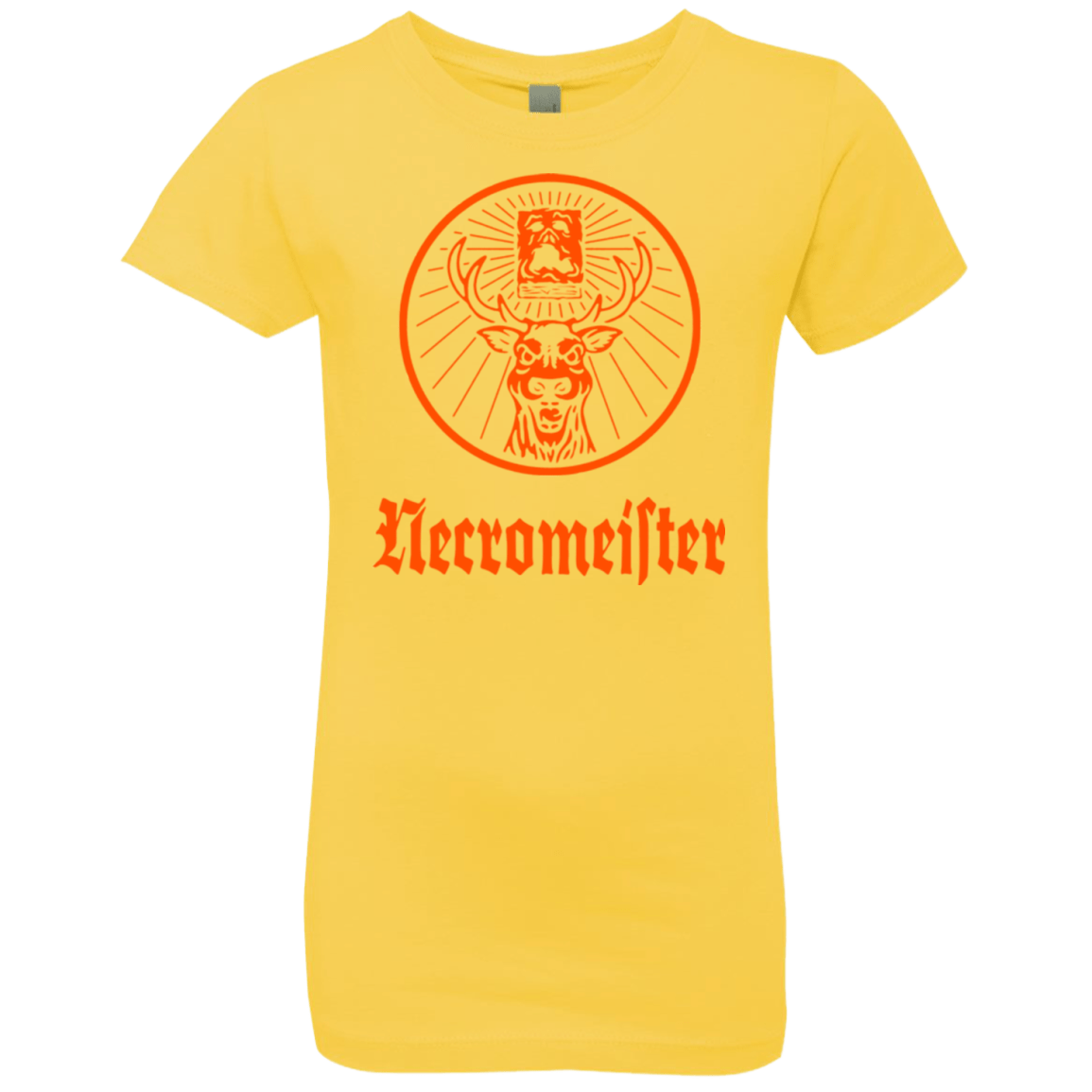 T-Shirts Vibrant Yellow / YXS NECROMEISTER Girls Premium T-Shirt