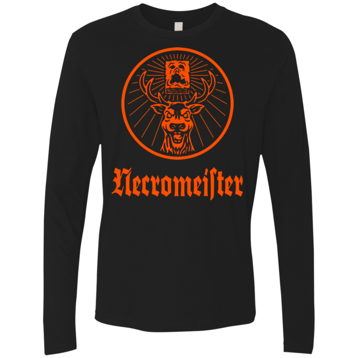 T-Shirts Black / Small NECROMEISTER Men's Premium Long Sleeve