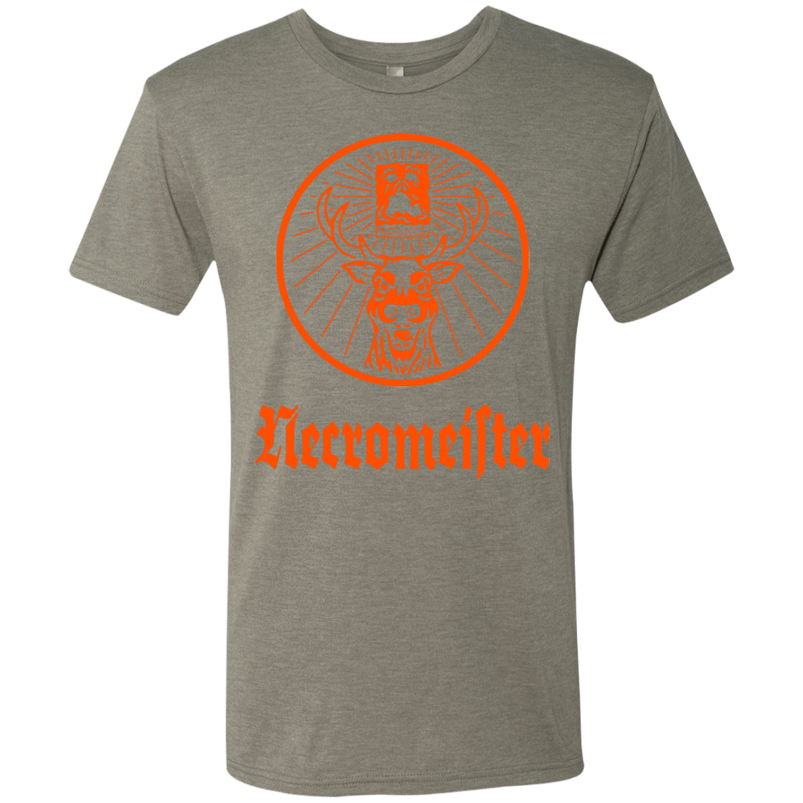 T-Shirts Venetian Grey / Small NECROMEISTER Men's Triblend T-Shirt