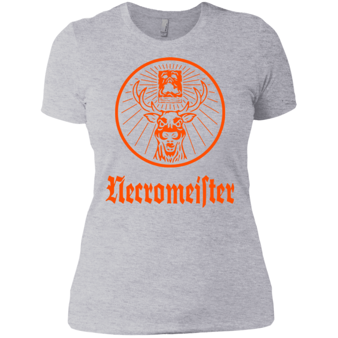 T-Shirts Heather Grey / X-Small NECROMEISTER Women's Premium T-Shirt
