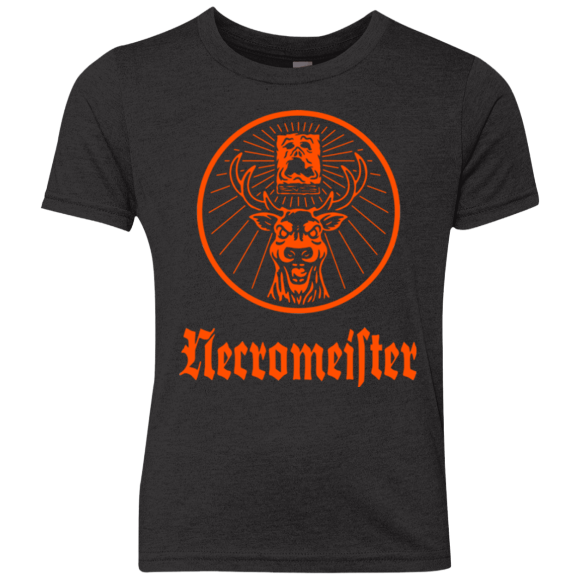 T-Shirts Vintage Black / YXS NECROMEISTER Youth Triblend T-Shirt
