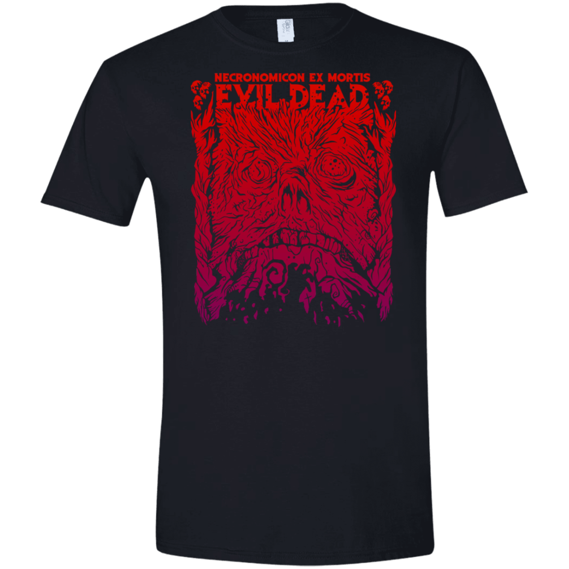 T-Shirts Black / X-Small Necronomicon Ex Mortis Men's Semi-Fitted Softstyle