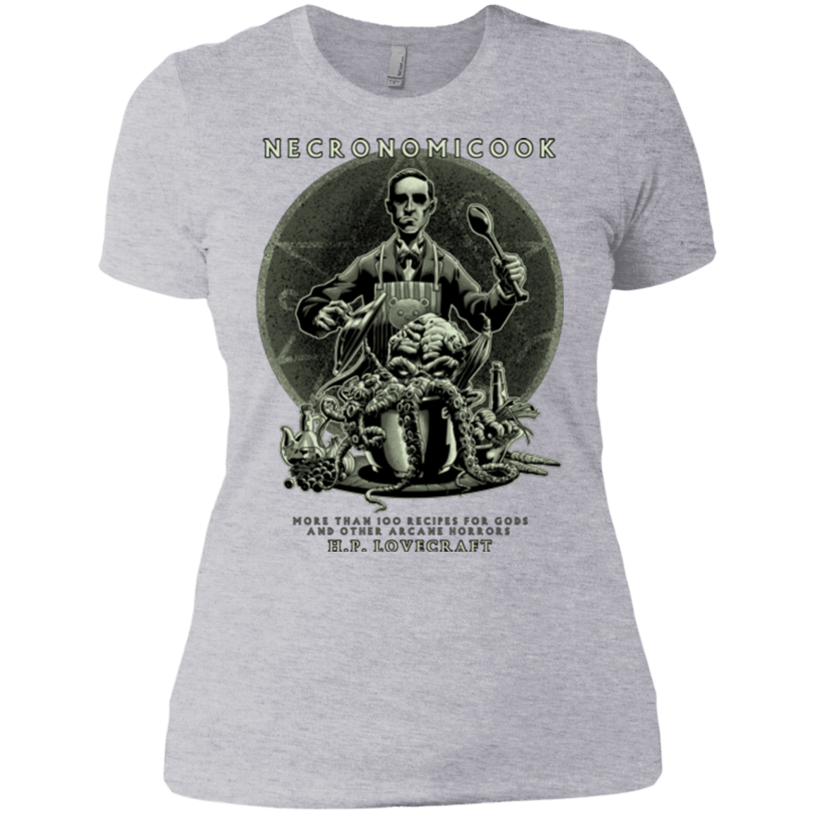 T-Shirts Heather Grey / X-Small Necronomicook Women's Premium T-Shirt