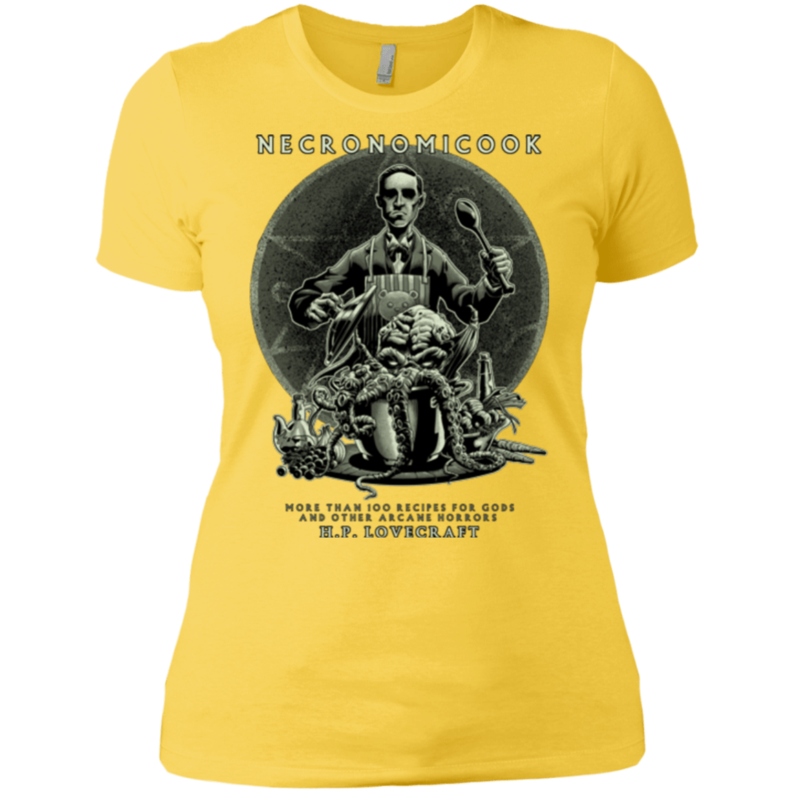 T-Shirts Vibrant Yellow / X-Small Necronomicook Women's Premium T-Shirt