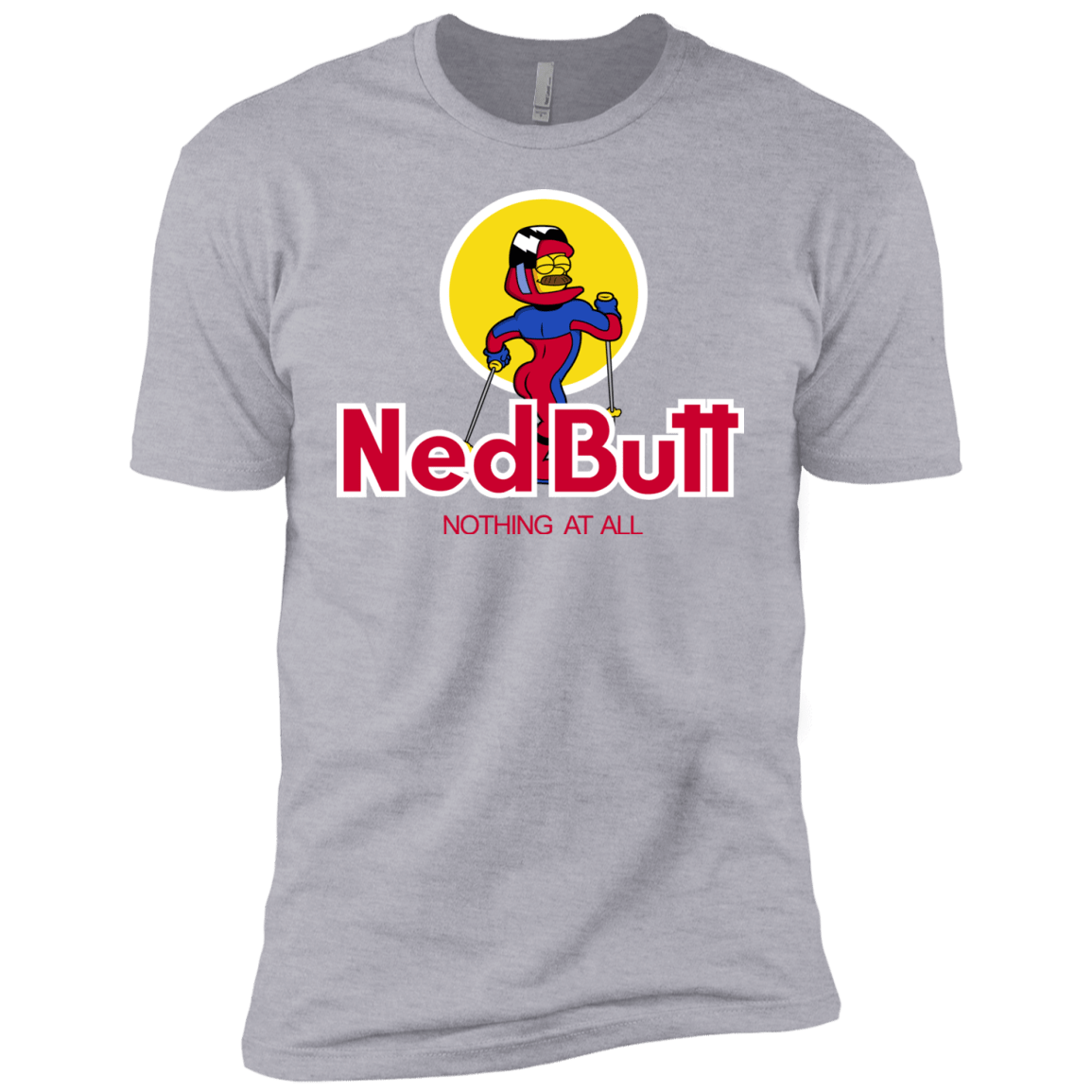 T-Shirts Heather Grey / YXS Ned Butt Boys Premium T-Shirt