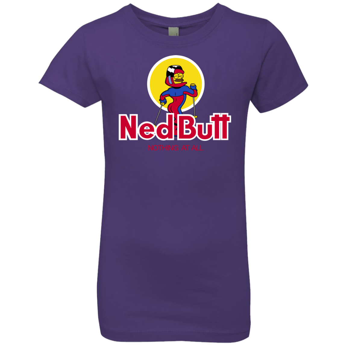 T-Shirts Purple Rush / YXS Ned Butt Girls Premium T-Shirt