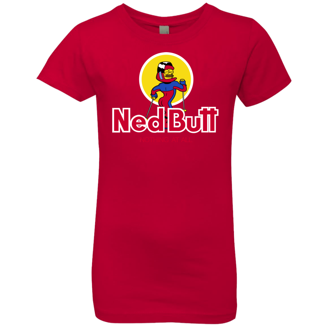 T-Shirts Red / YXS Ned Butt Girls Premium T-Shirt