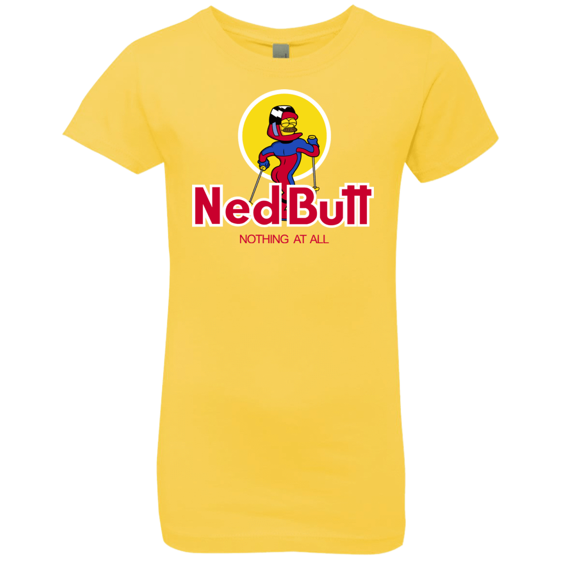 T-Shirts Vibrant Yellow / YXS Ned Butt Girls Premium T-Shirt