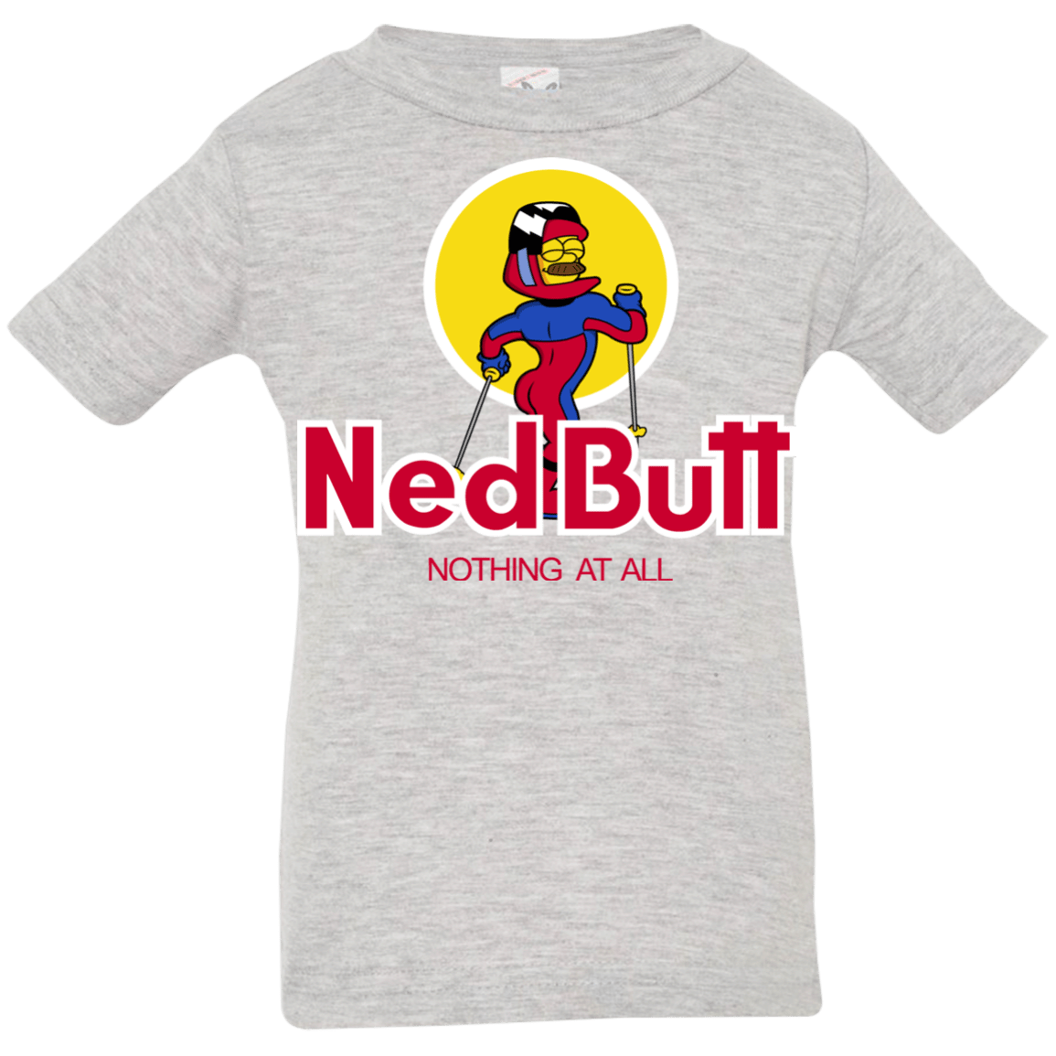 T-Shirts Heather Grey / 6 Months Ned Butt Infant Premium T-Shirt