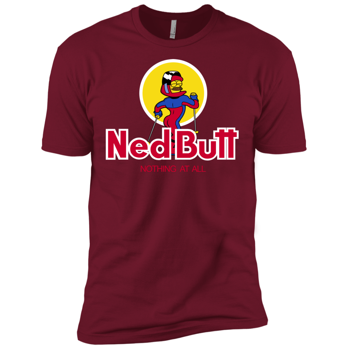 T-Shirts Cardinal / X-Small Ned Butt Men's Premium T-Shirt