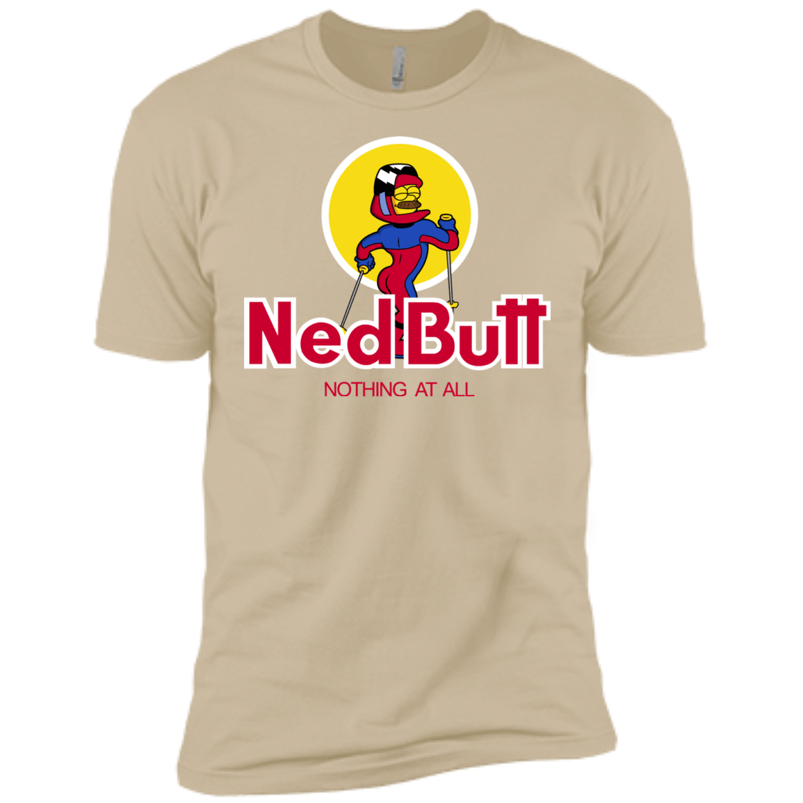 T-Shirts Sand / X-Small Ned Butt Men's Premium T-Shirt