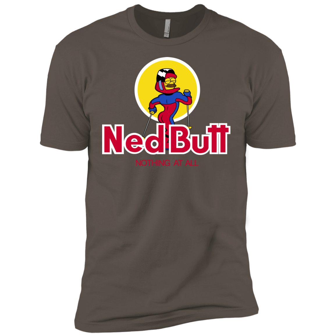 T-Shirts Warm Grey / X-Small Ned Butt Men's Premium T-Shirt