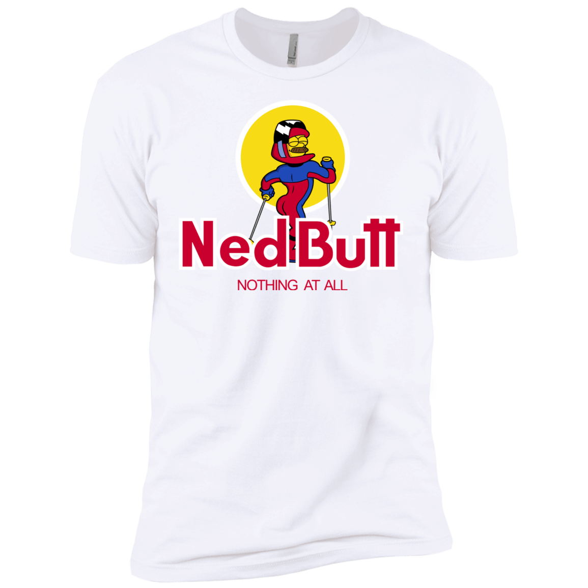 T-Shirts White / X-Small Ned Butt Men's Premium T-Shirt