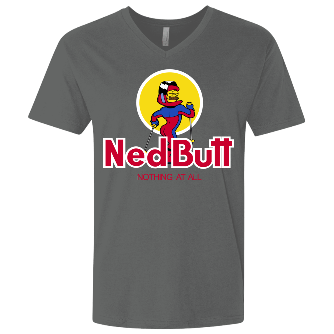 T-Shirts Heavy Metal / X-Small Ned Butt Men's Premium V-Neck