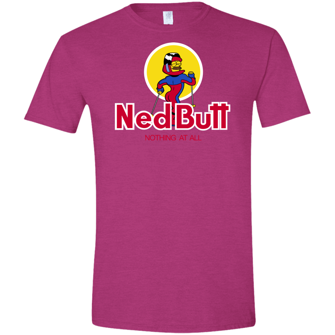 T-Shirts Antique Heliconia / S Ned Butt Men's Semi-Fitted Softstyle