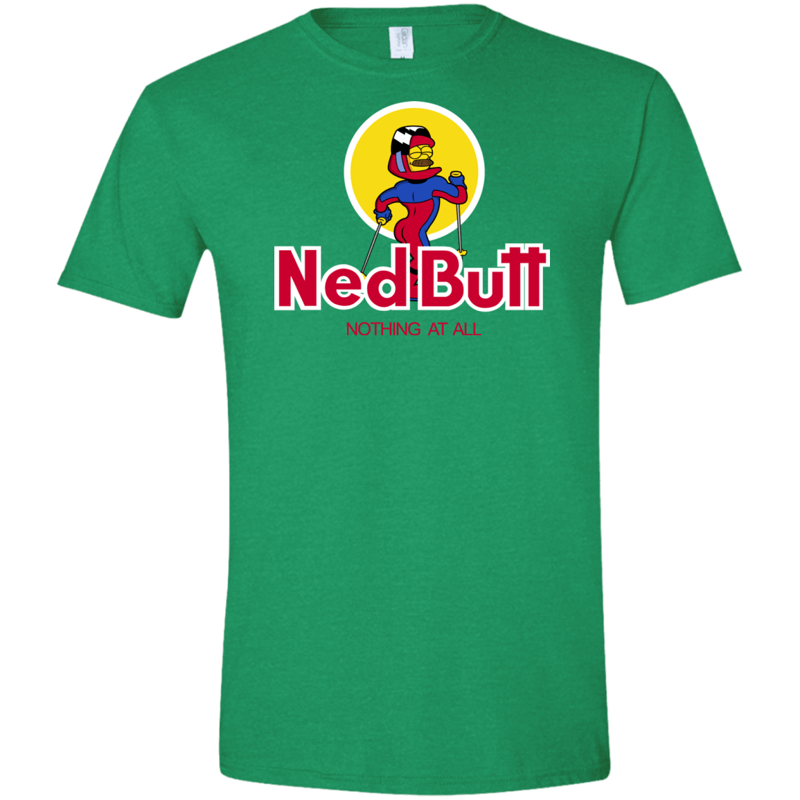T-Shirts Heather Irish Green / S Ned Butt Men's Semi-Fitted Softstyle