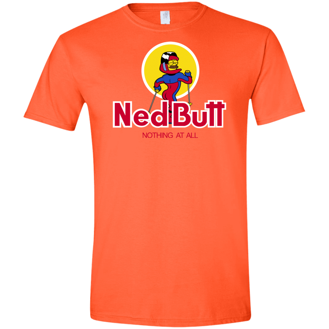 T-Shirts Orange / S Ned Butt Men's Semi-Fitted Softstyle