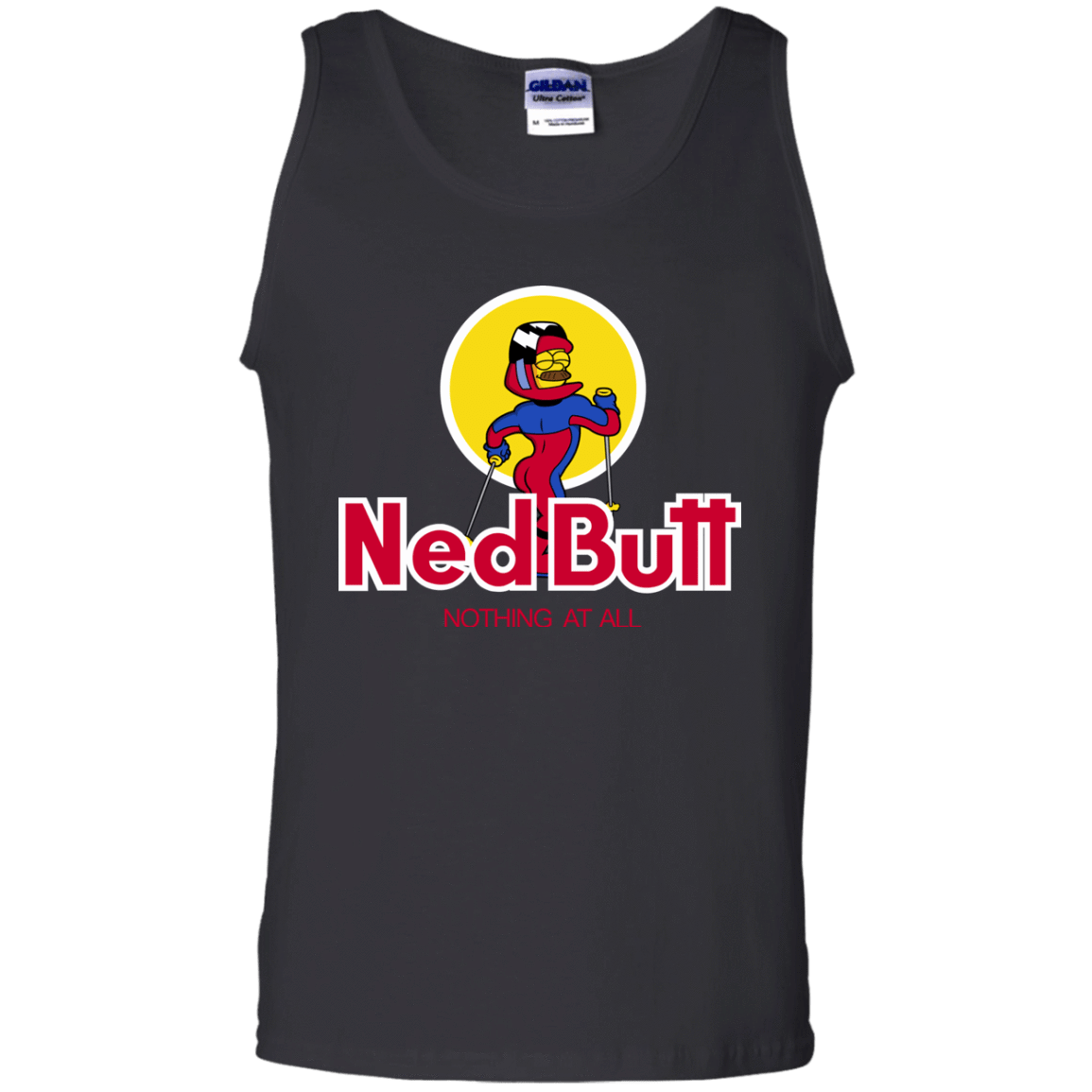 T-Shirts Black / S Ned Butt Men's Tank Top