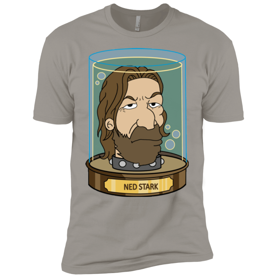T-Shirts Light Grey / YXS Ned Stark Head Boys Premium T-Shirt