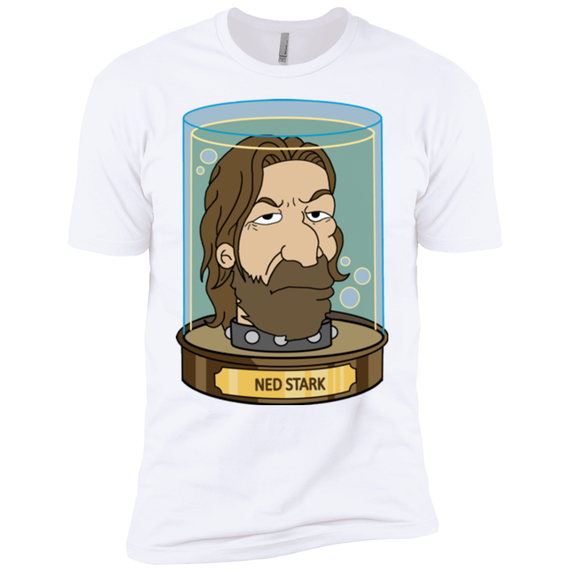 T-Shirts White / YXS Ned Stark Head Boys Premium T-Shirt