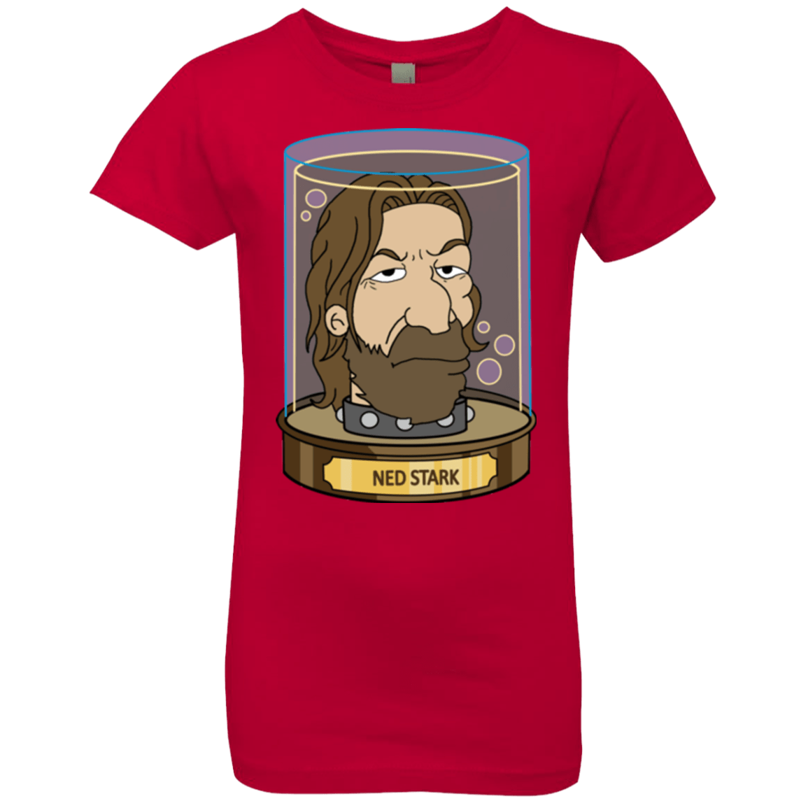 T-Shirts Red / YXS Ned Stark Head Girls Premium T-Shirt