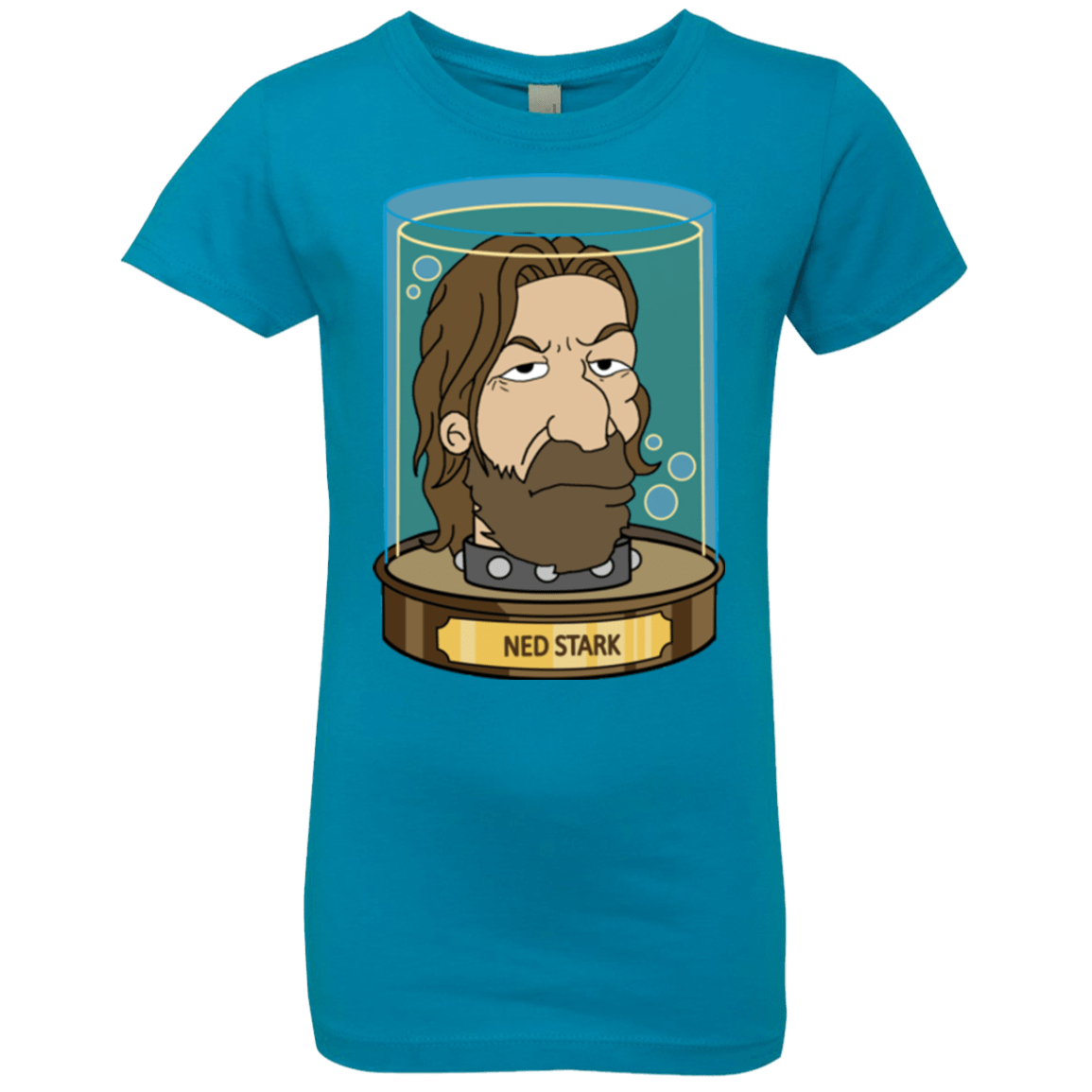 T-Shirts Turquoise / YXS Ned Stark Head Girls Premium T-Shirt
