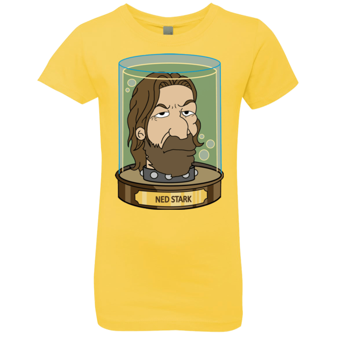 T-Shirts Vibrant Yellow / YXS Ned Stark Head Girls Premium T-Shirt
