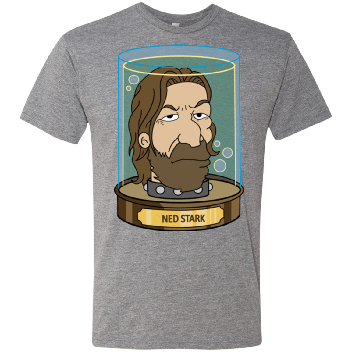 T-Shirts Premium Heather / Small Ned Stark Head Men's Triblend T-Shirt