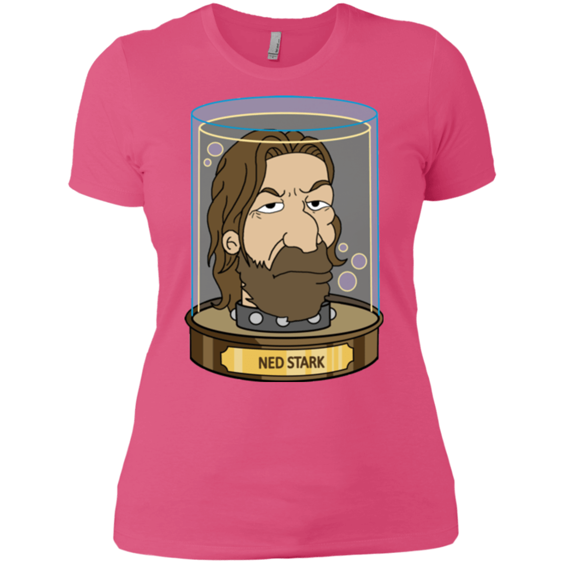 T-Shirts Hot Pink / X-Small Ned Stark Head Women's Premium T-Shirt
