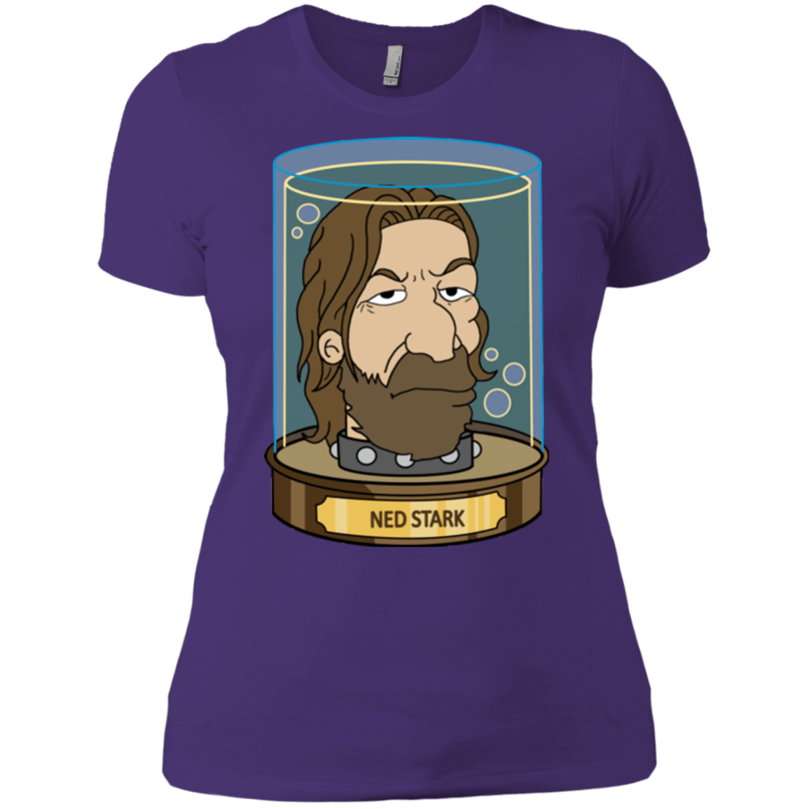 T-Shirts Purple / X-Small Ned Stark Head Women's Premium T-Shirt