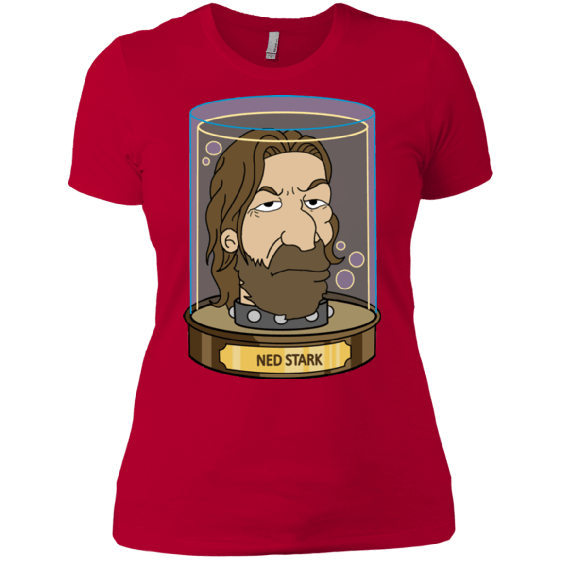 T-Shirts Red / X-Small Ned Stark Head Women's Premium T-Shirt