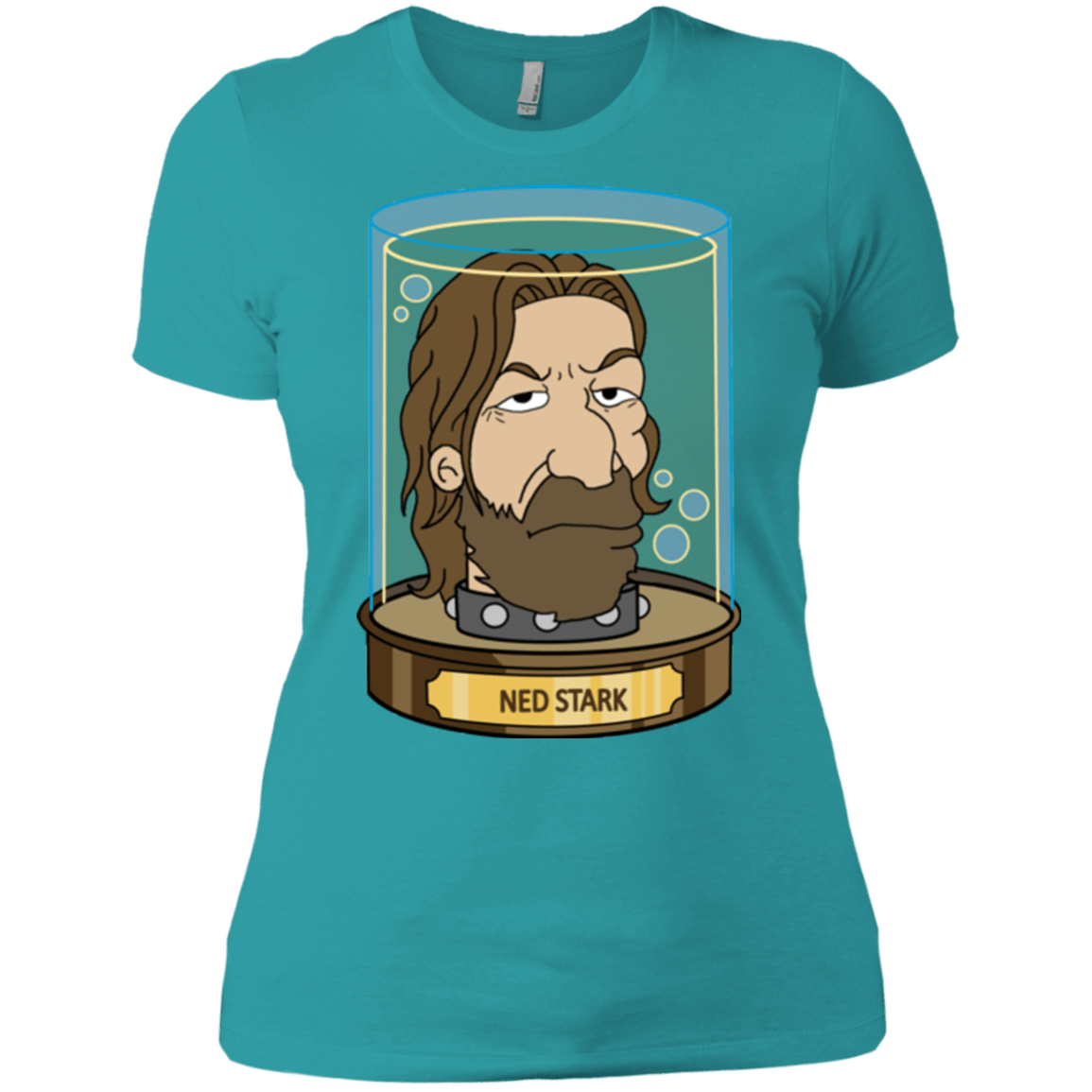 T-Shirts Tahiti Blue / X-Small Ned Stark Head Women's Premium T-Shirt